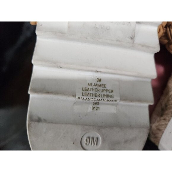 Marc Fisher Jaimee Natural Leather Braided Sandals/Size 9M NWOB - Picture 8 of 9